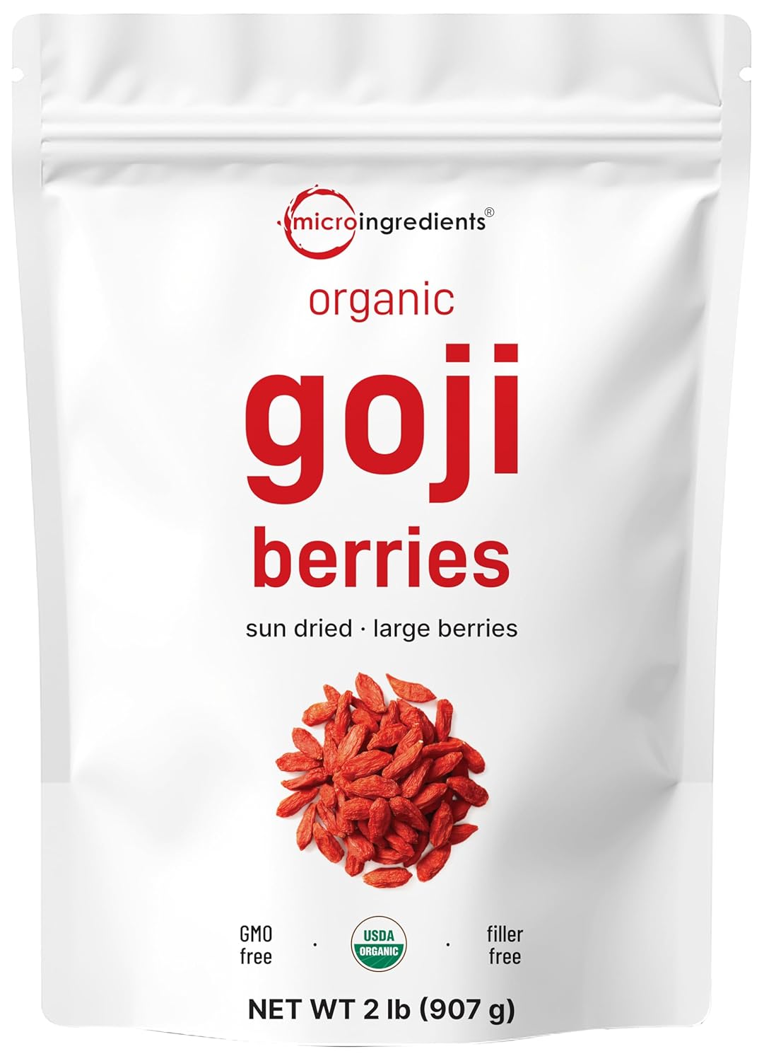 Organic Acerola Powder, 8oz | Natural Organic Vitamin C Superfood | No Sugar & Additives | Great Flavor for Drinks, Smoothie, & Beverages | Non-GMO & Vegan Friendly, Brazil Origin