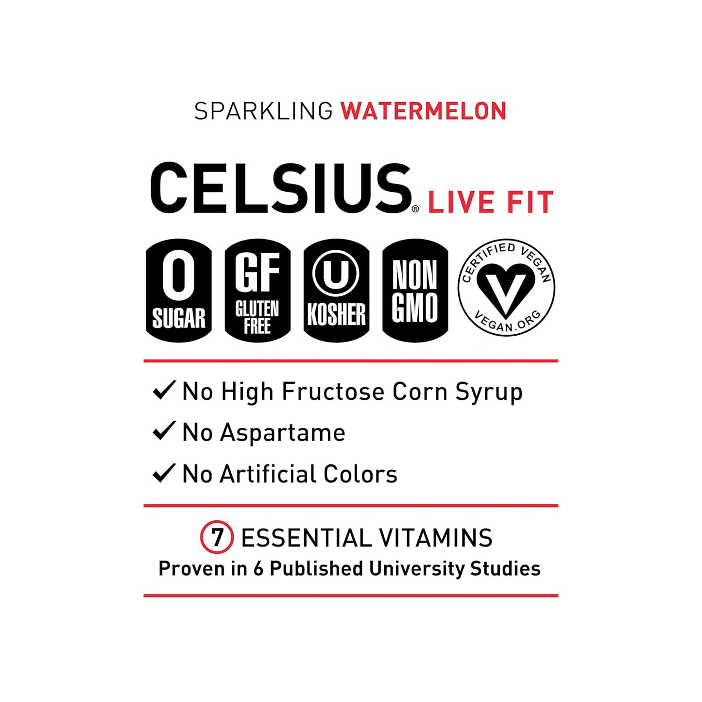 CELSIUS Sparkling Orange, Functional Essential Energy Drink 12 Fl Oz