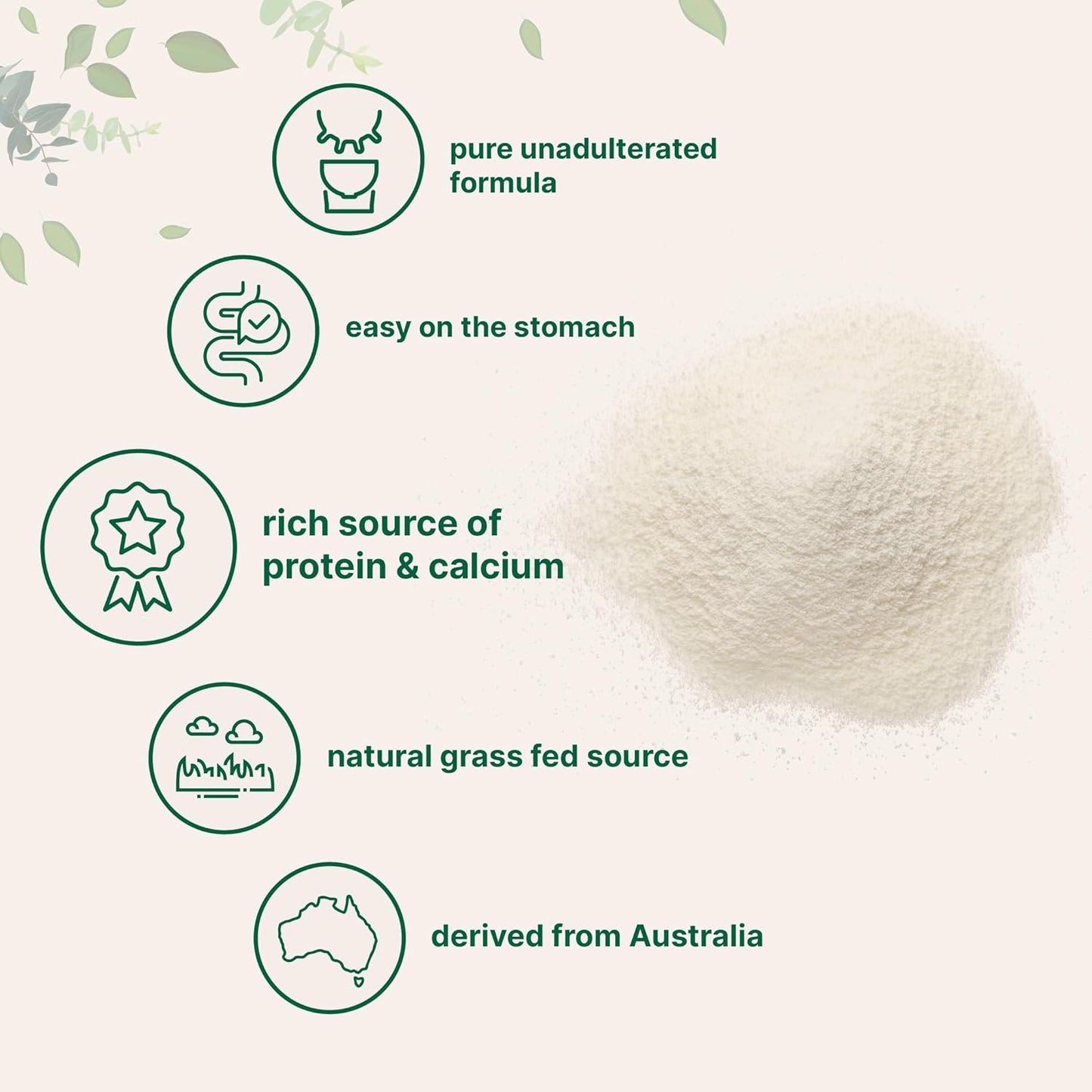 Micro Ingredients Goat Milk Powder,| Grass-Fed Australian Source | Pure, Easily Digested Formula | High in Protein, Calcium & Probiotics | Non-GMO, Gluten-Free, Pet Friendly