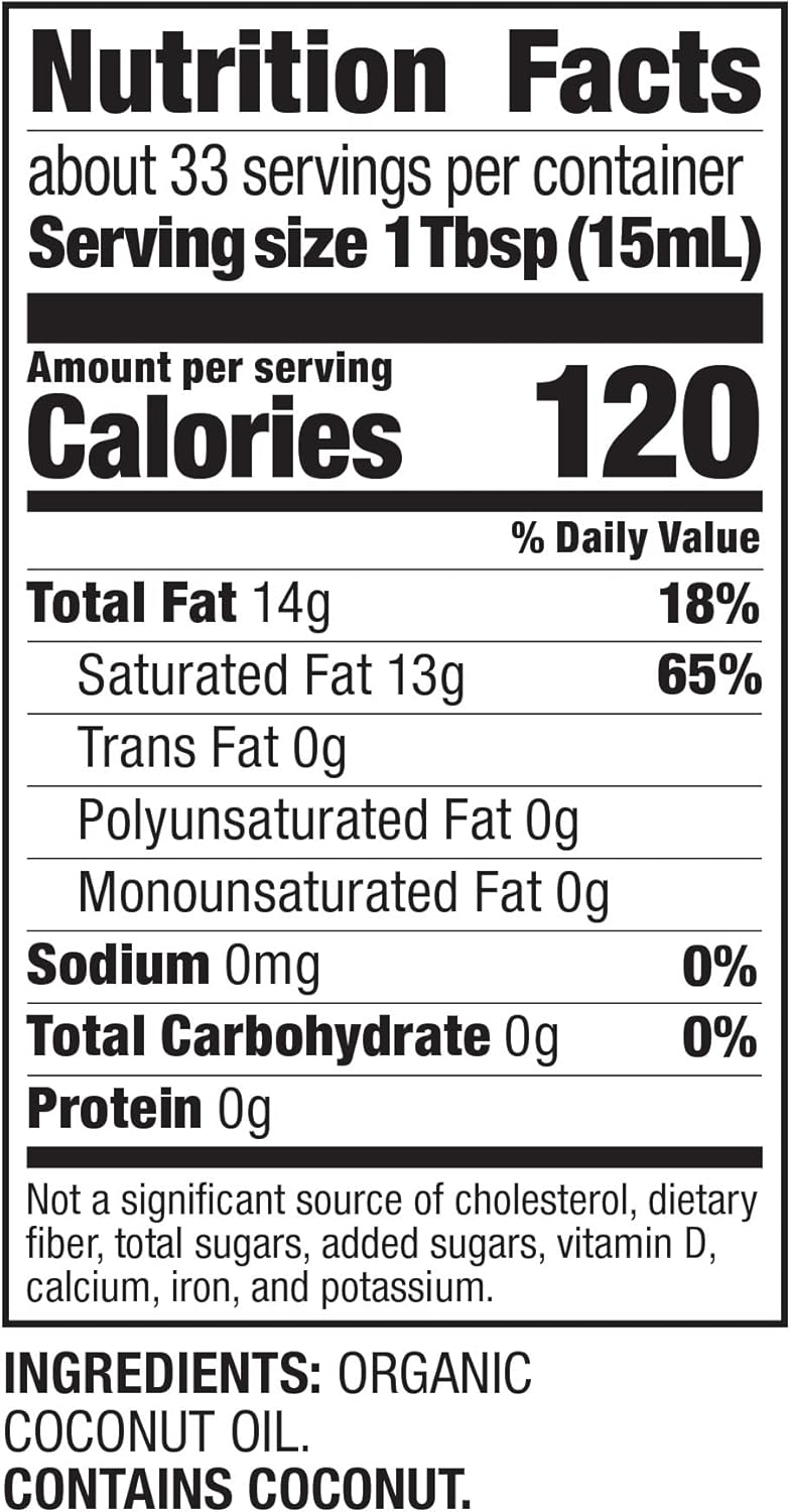 BetterBody Foods Organic Coconut MCT Oil - Energy Boosting- Keto-Friendly - C8 & C10 - Gluten Free - 16.9 oz