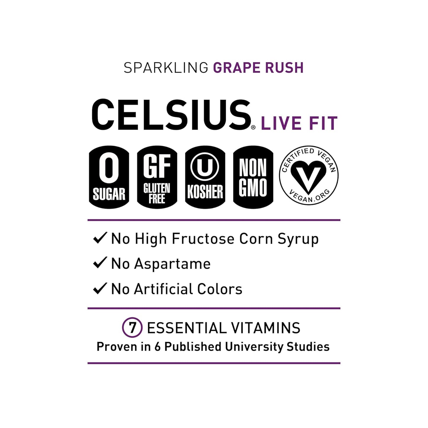 CELSIUS Sparkling Orange, Functional Essential Energy Drink 12 Fl Oz