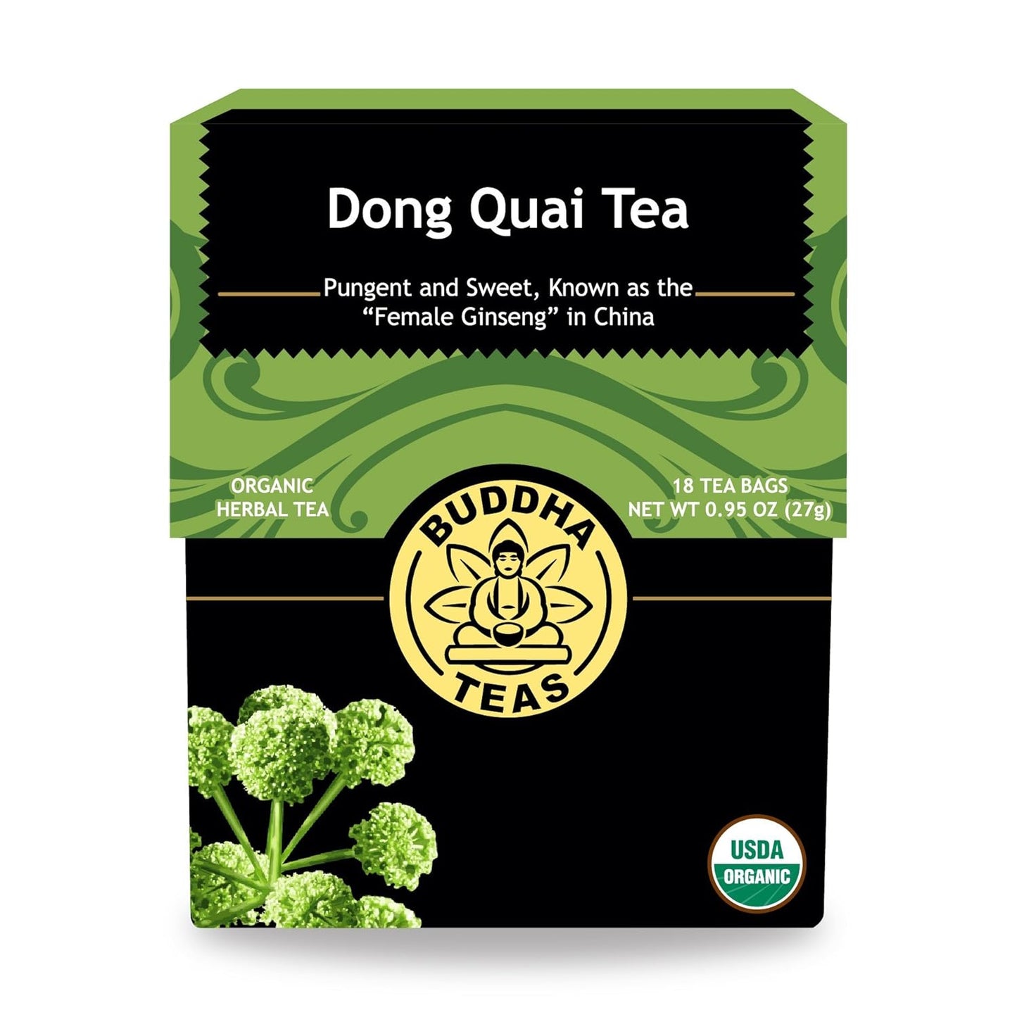 Buddha Teas Organic Dandelion Root Tea – 18 Bleach-Free Tea Bags – Caffeine-Free Tea with a Rich, Earthy Taste, Natural Source of Vitamins, Minerals, and Antioxidants, Kosher, GMO-Free