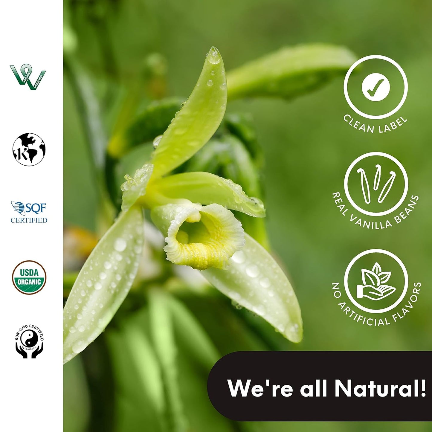 Native Vanilla - Organic Vanilla Flavor Non Alcoholic - 4 Fl Oz - Perfect for Cooking and Baking, and Dessert Crafting