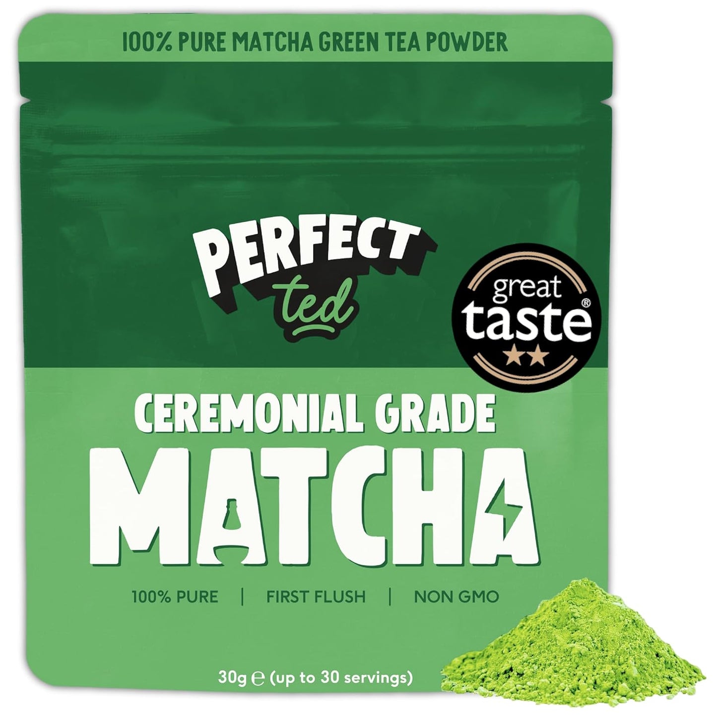 Perfect Ted Matcha | Summer Berry 75g | Ceremonial Grade Matcha Latte Powder | Japanese Matcha Tea Powder | Matcha Fuel (30 Servings)