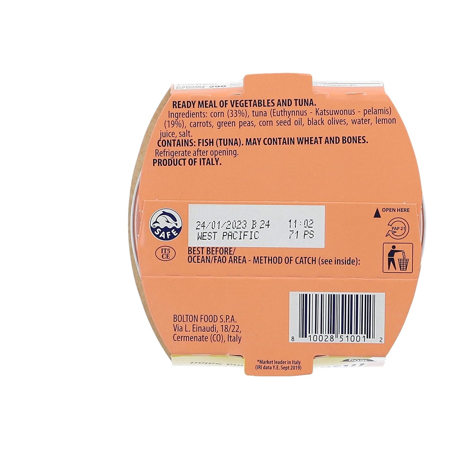 Rio Mare Insalatissima Couscous & Tuna Salad Can (Pack Of 3), 16.8 Ounce Total