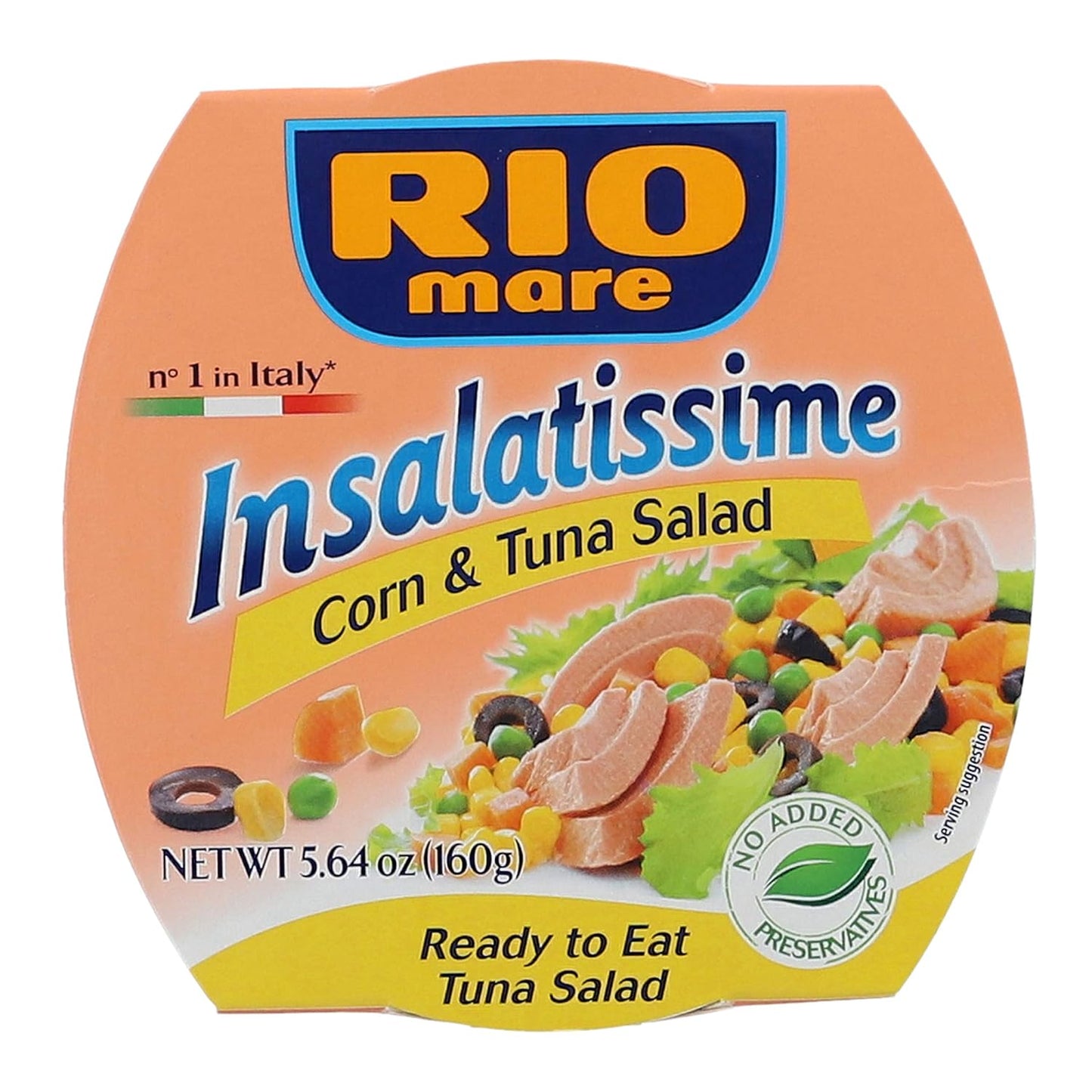 Rio Mare Insalatissima Couscous & Tuna Salad Can (Pack Of 3), 16.8 Ounce Total