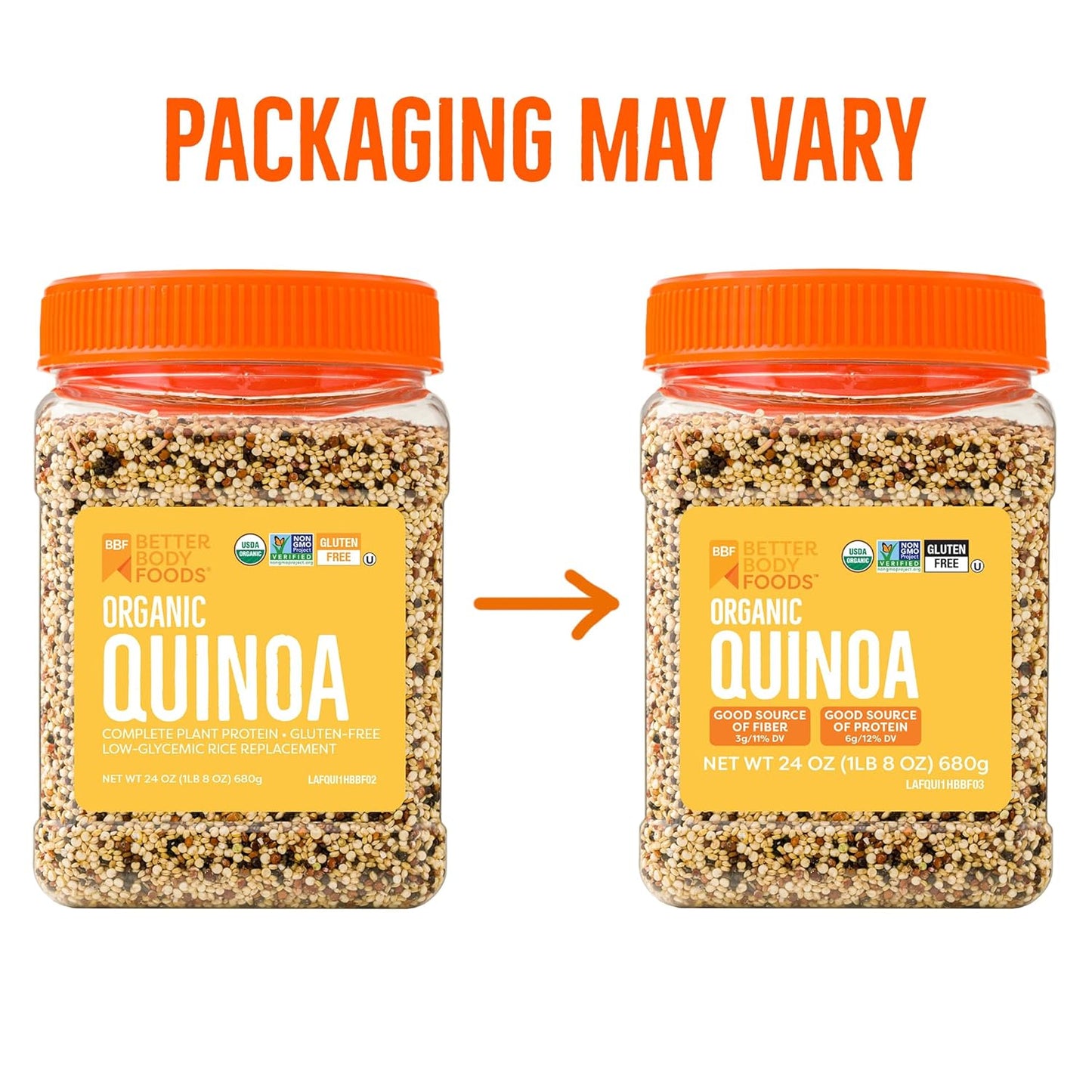 BetterBody Foods Organic Quinoa, 1 Lb