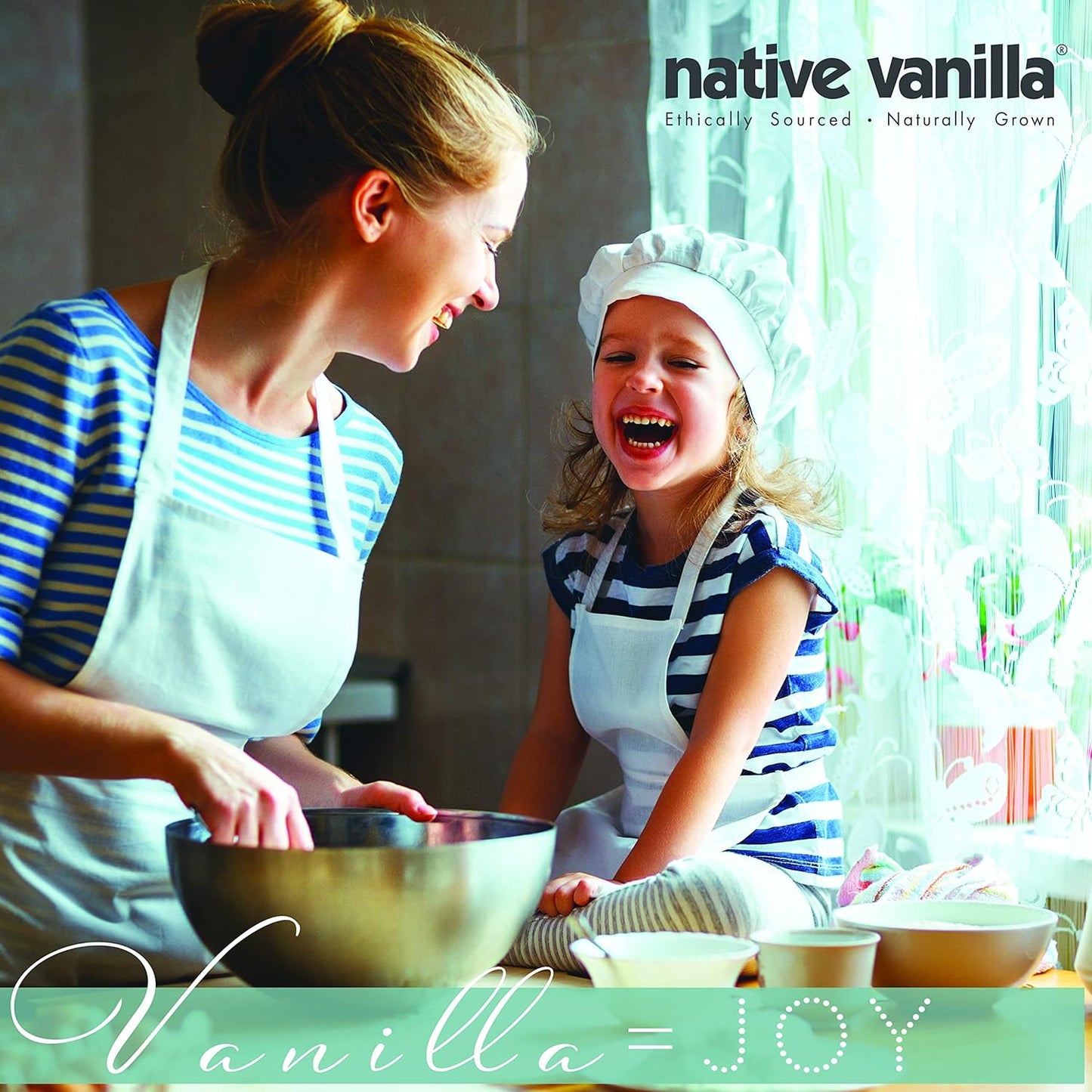 Native Vanilla - Organic Vanilla Flavor Non Alcoholic - 4 Fl Oz - Perfect for Cooking and Baking, and Dessert Crafting
