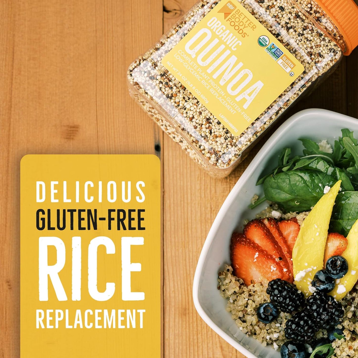 BetterBody Foods Organic Quinoa, 1 Lb