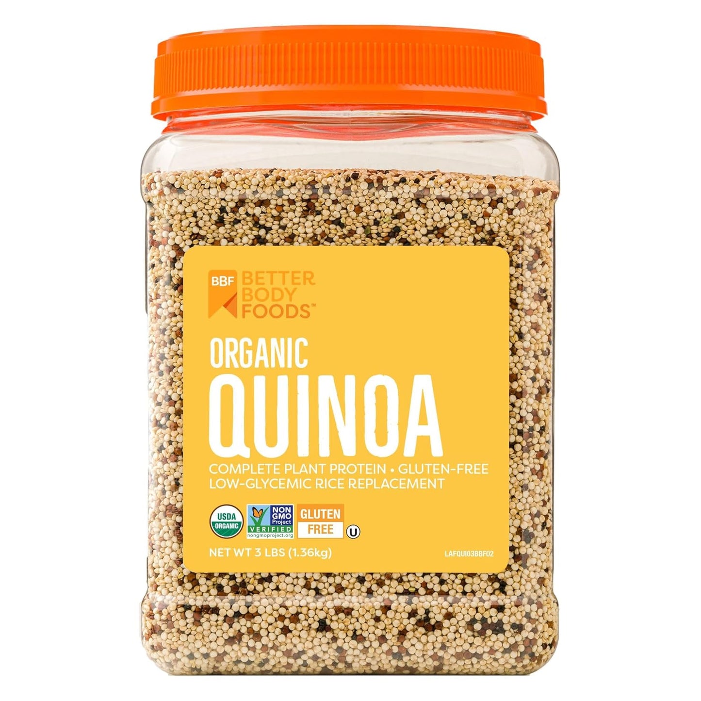 BetterBody Foods Organic Quinoa, 1 Lb