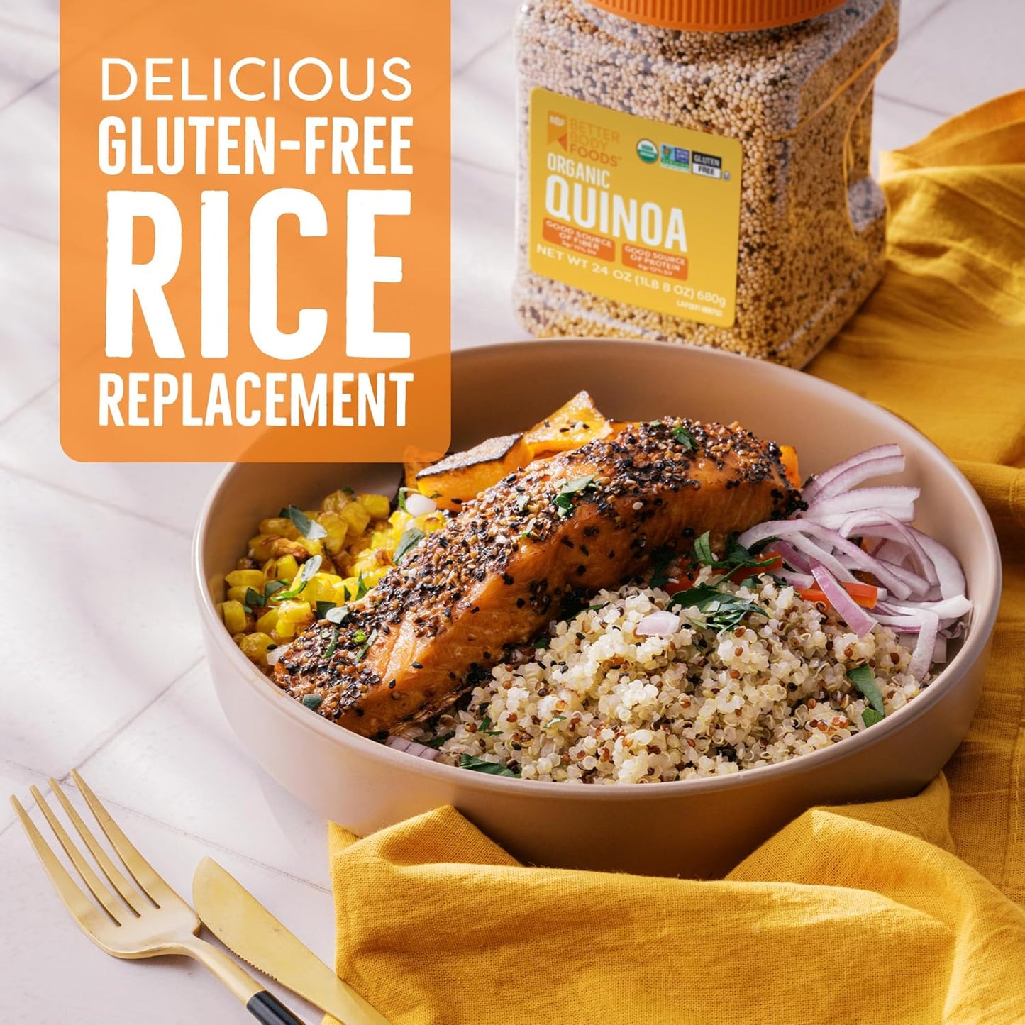BetterBody Foods Organic Quinoa, 1 Lb