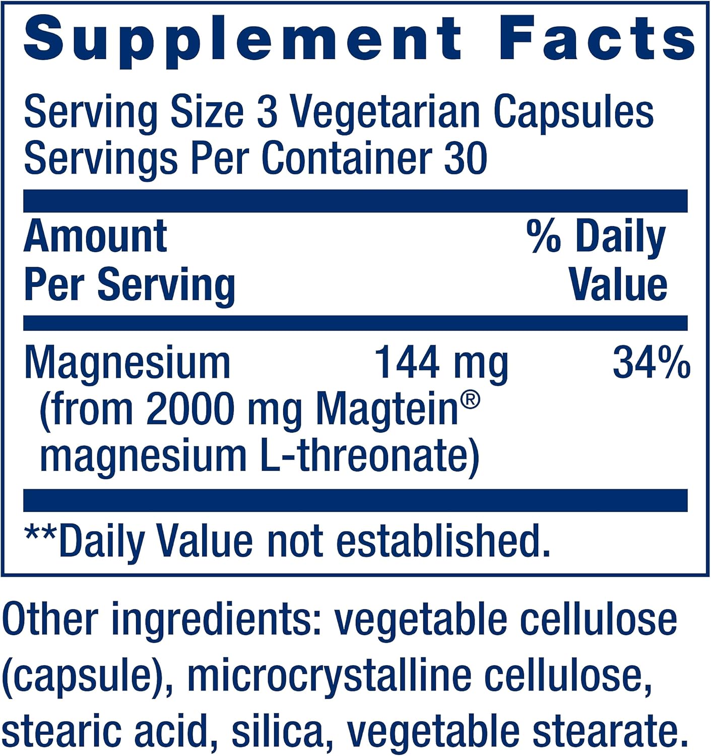 Life Extension Neuro-Mag Magnesium L-Threonate, Magnesium L-threonate, Memory Health, Quick Thinking, Cognitive Health Support, Vegetarian, Non-GMO, 90 Vegetarian Capsules