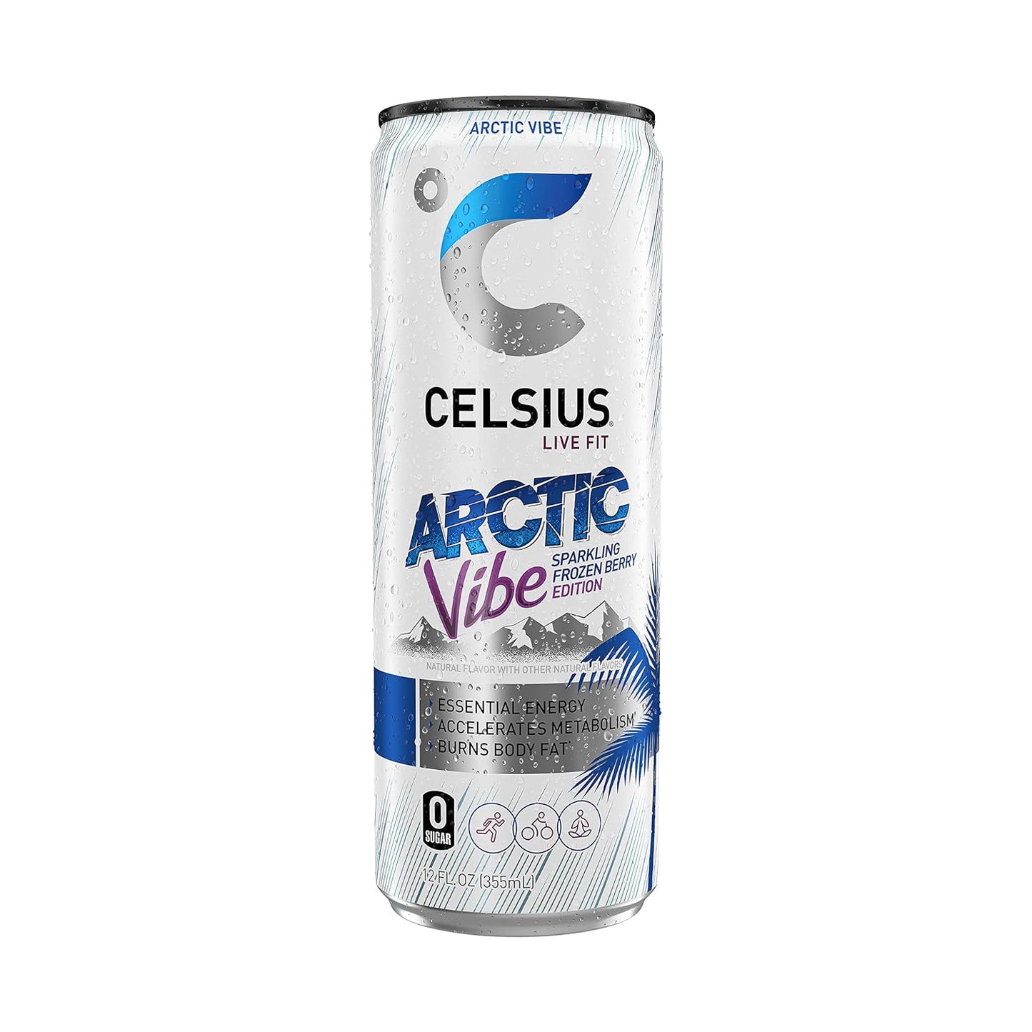 CELSIUS Sparkling Orange, Functional Essential Energy Drink 12 Fl Oz