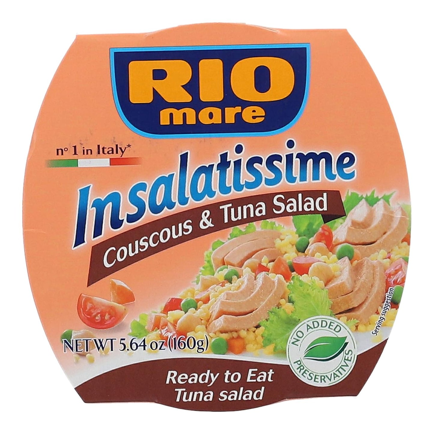 Rio Mare Insalatissima Couscous & Tuna Salad Can (Pack Of 3), 16.8 Ounce Total