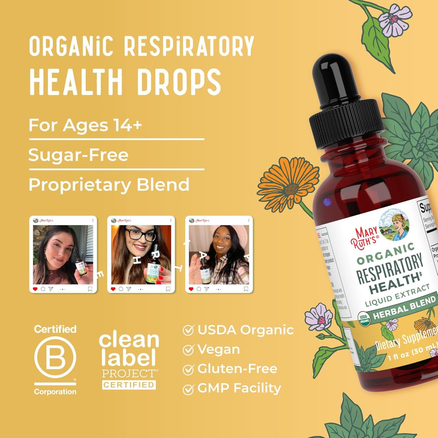USDA Organic Ashwagandha Root Liquid Drops by MaryRuth's | Adaptogenic, Nervine, Neuroprotective | May Help Alleviate Stress & Regulate Homeostasis | Non-GMO, Vegan, 1oz