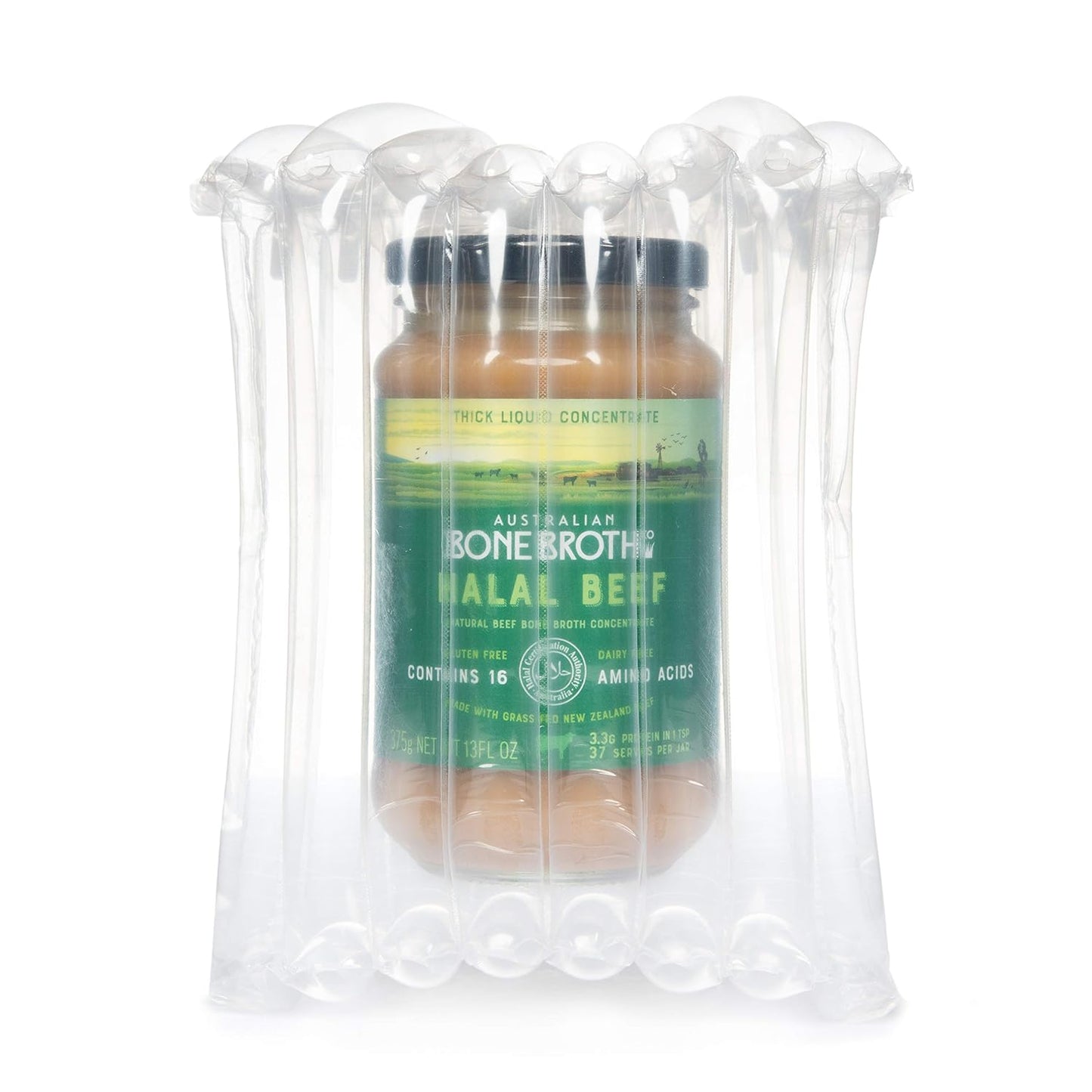 ABBCo Halal Beef Bone Broth Concentrate - Beef Flavor Goodness 100% New Zealand Grass-Fed - Healthy, Nutritious & Delicious Halal Broth - Rich in Collagen and 16 Key Amino Acids