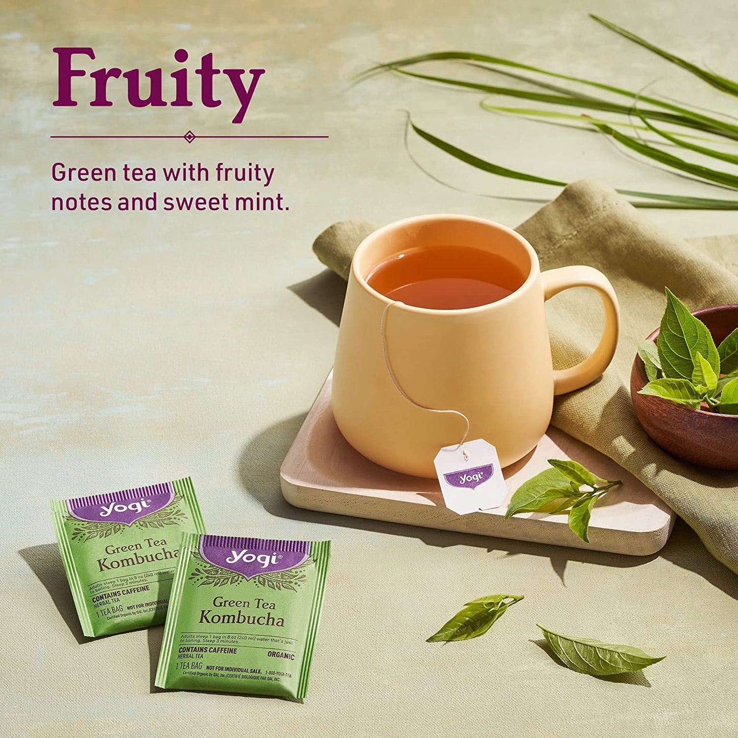 Yogi Tea Kombucha Green Tea 16 ea