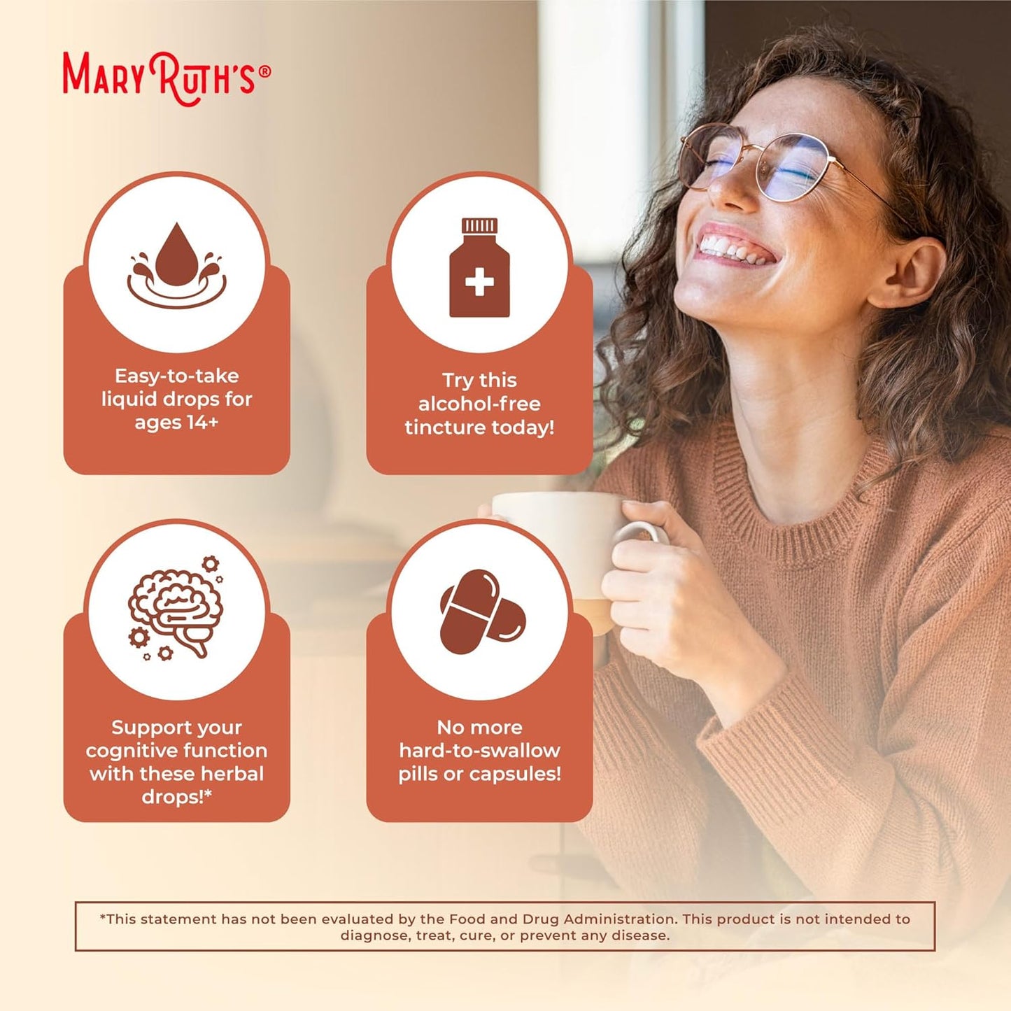 USDA Organic Ashwagandha Root Liquid Drops by MaryRuth's | Adaptogenic, Nervine, Neuroprotective | May Help Alleviate Stress & Regulate Homeostasis | Non-GMO, Vegan, 1oz