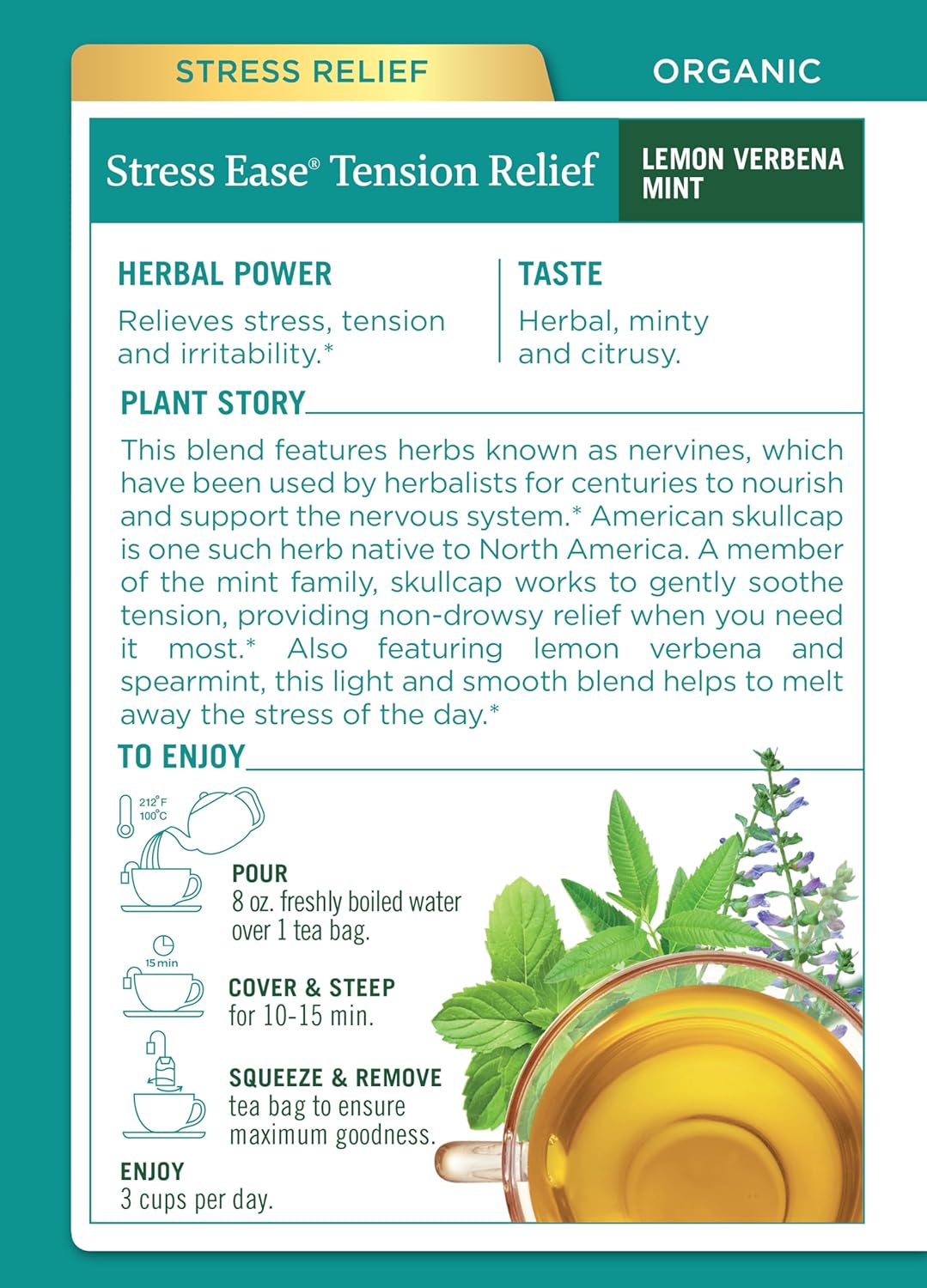 Traditional Medicinals Organic Nighty Night Tea, 16 Tea Bags (Pack of 1)
