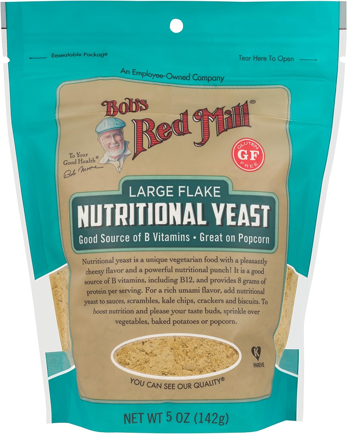 Bob's Red Mill Nutritional Yeast Flakes 142g