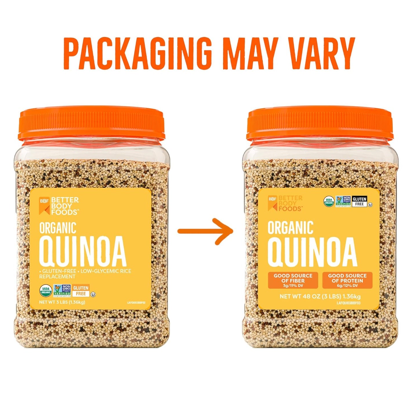 BetterBody Foods Organic Quinoa, 1 Lb