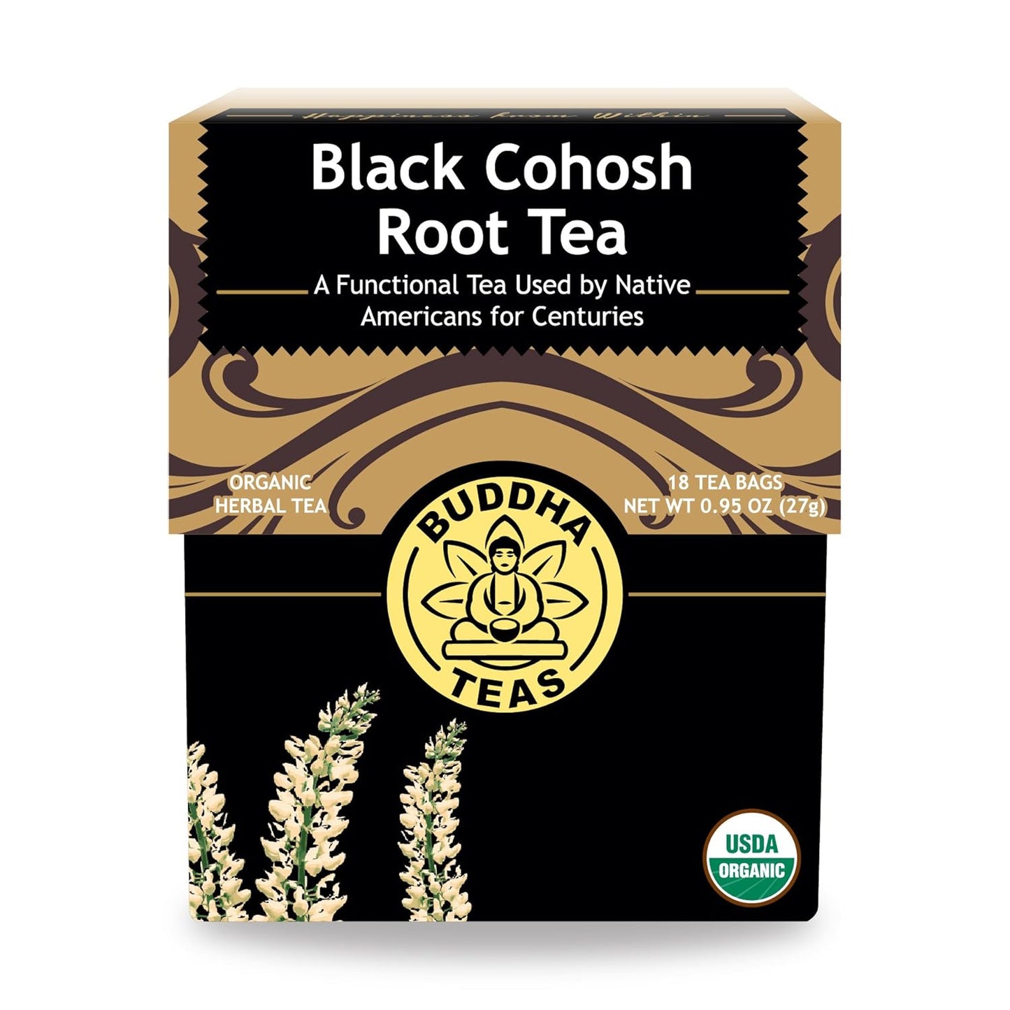 Buddha Teas Organic Dandelion Root Tea – 18 Bleach-Free Tea Bags – Caffeine-Free Tea with a Rich, Earthy Taste, Natural Source of Vitamins, Minerals, and Antioxidants, Kosher, GMO-Free