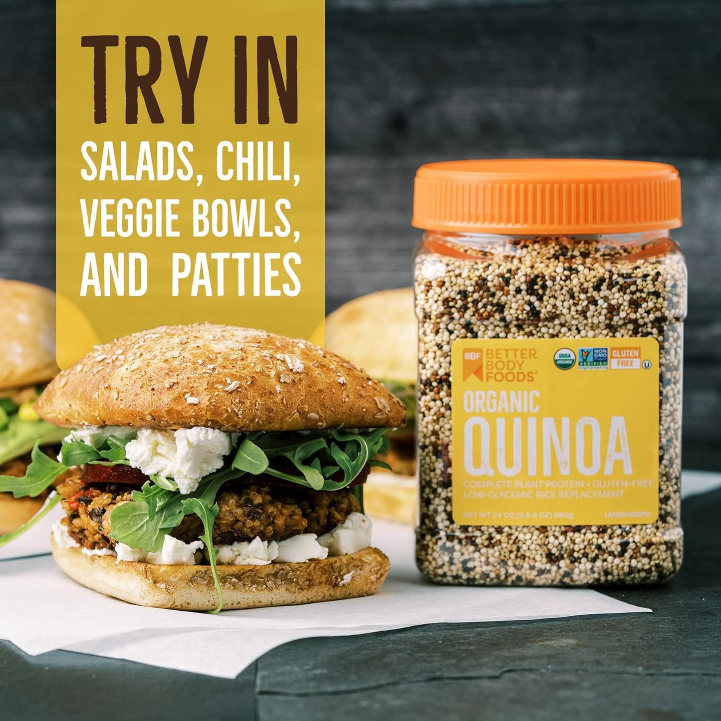 BetterBody Foods Organic Quinoa, 1 Lb