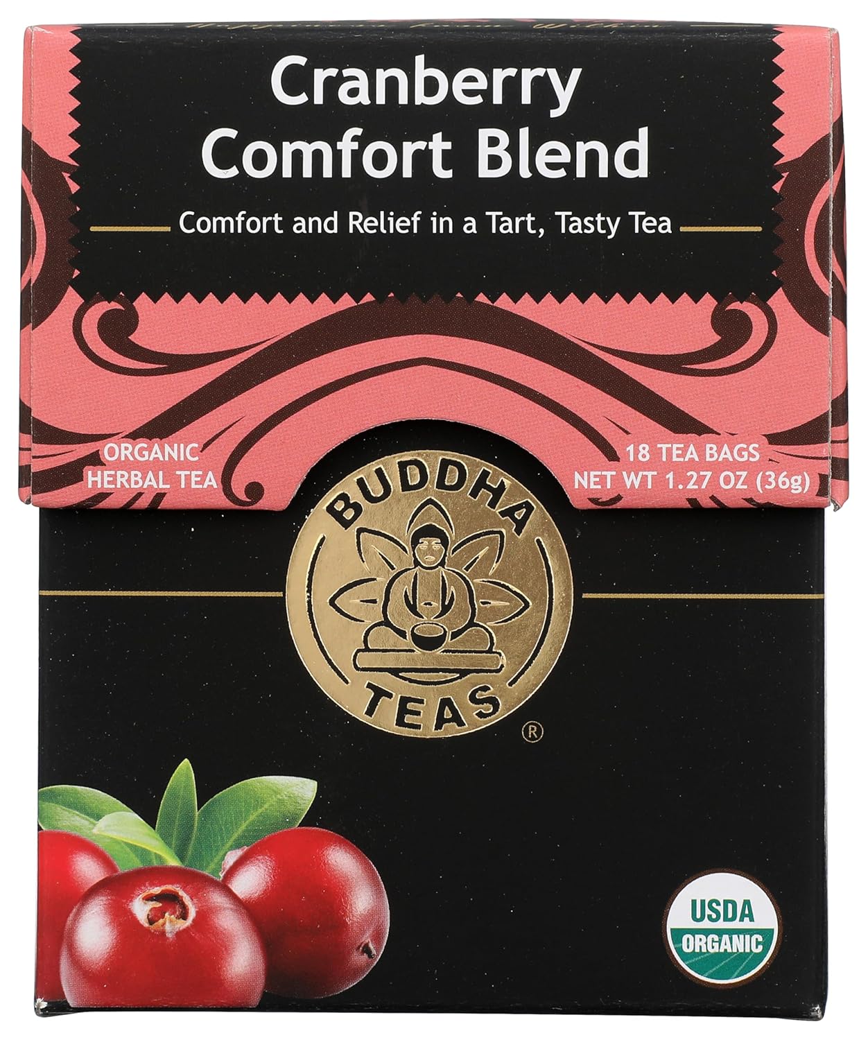Buddha Teas Organic Dandelion Root Tea – 18 Bleach-Free Tea Bags – Caffeine-Free Tea with a Rich, Earthy Taste, Natural Source of Vitamins, Minerals, and Antioxidants, Kosher, GMO-Free