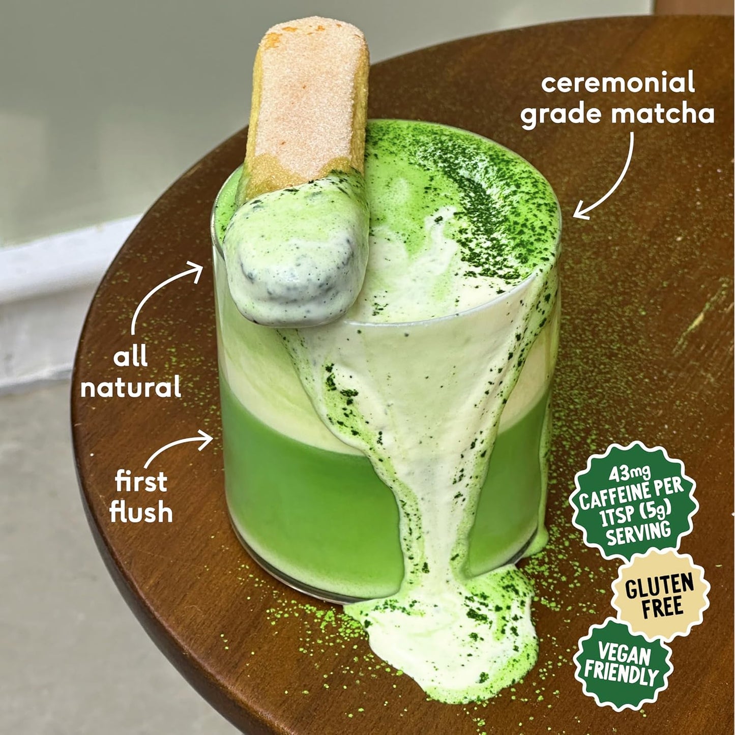Perfect Ted Matcha | Summer Berry 75g | Ceremonial Grade Matcha Latte Powder | Japanese Matcha Tea Powder | Matcha Fuel (30 Servings)