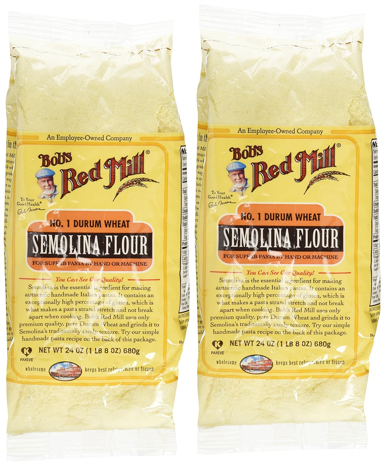 Bob's Red Mill, Semolina Flour, 1.5 lb