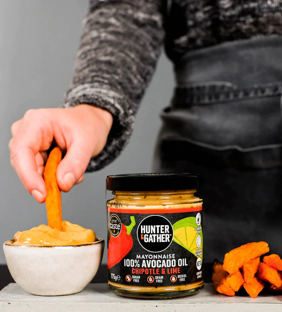 هانتر آند جاذر زيت الأفوكادو شيبوتل ومايونيز الليمون 175 جرام