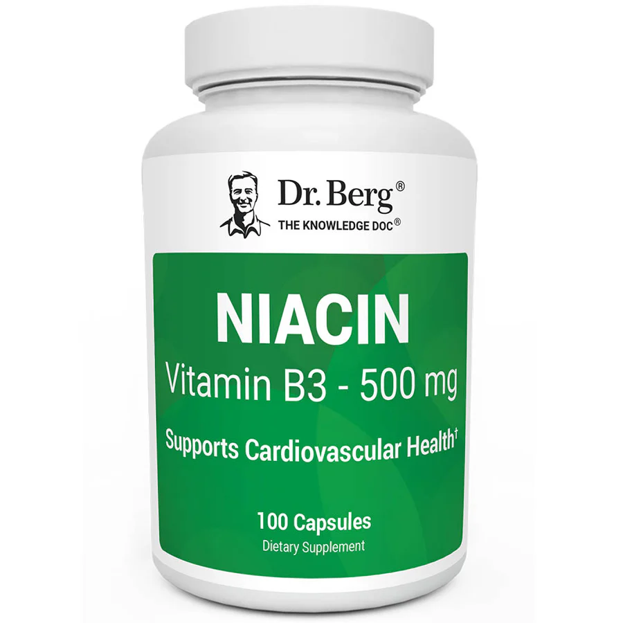 【新品上市!】煙酸 - 500 毫克維生素 B3 - 100 粒明膠膠囊(Niacin - 500 mg of Vitamin B3 - 100 Gelatin Capsules)