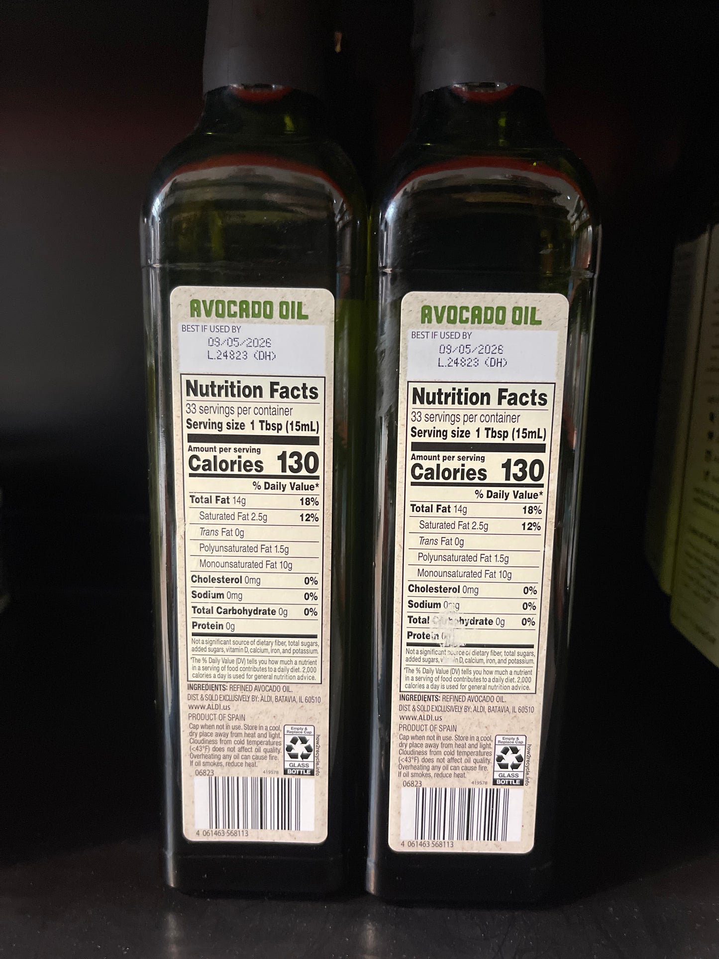 Simply Nature Non-GMO 100% Pure refined Avocado Oil - 17 oz.