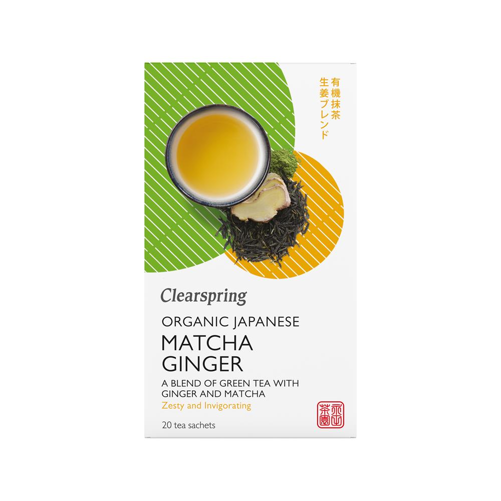Clearspring Organic Jap Matcha Ginger 20 Bags