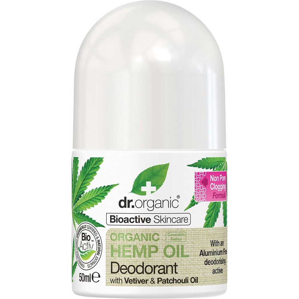 DR ORGANIC Hemp Oil Roll-on Deodorant 50ml