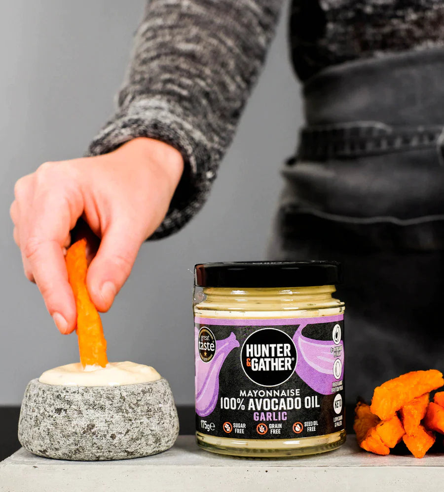 Hunter & Gather Avocado Oil Garlic Mayo 175ml