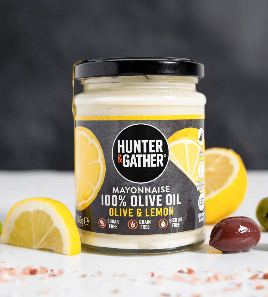 Hunter & Gather Olive & Lemon Olive Oil Mayonnaise 240g