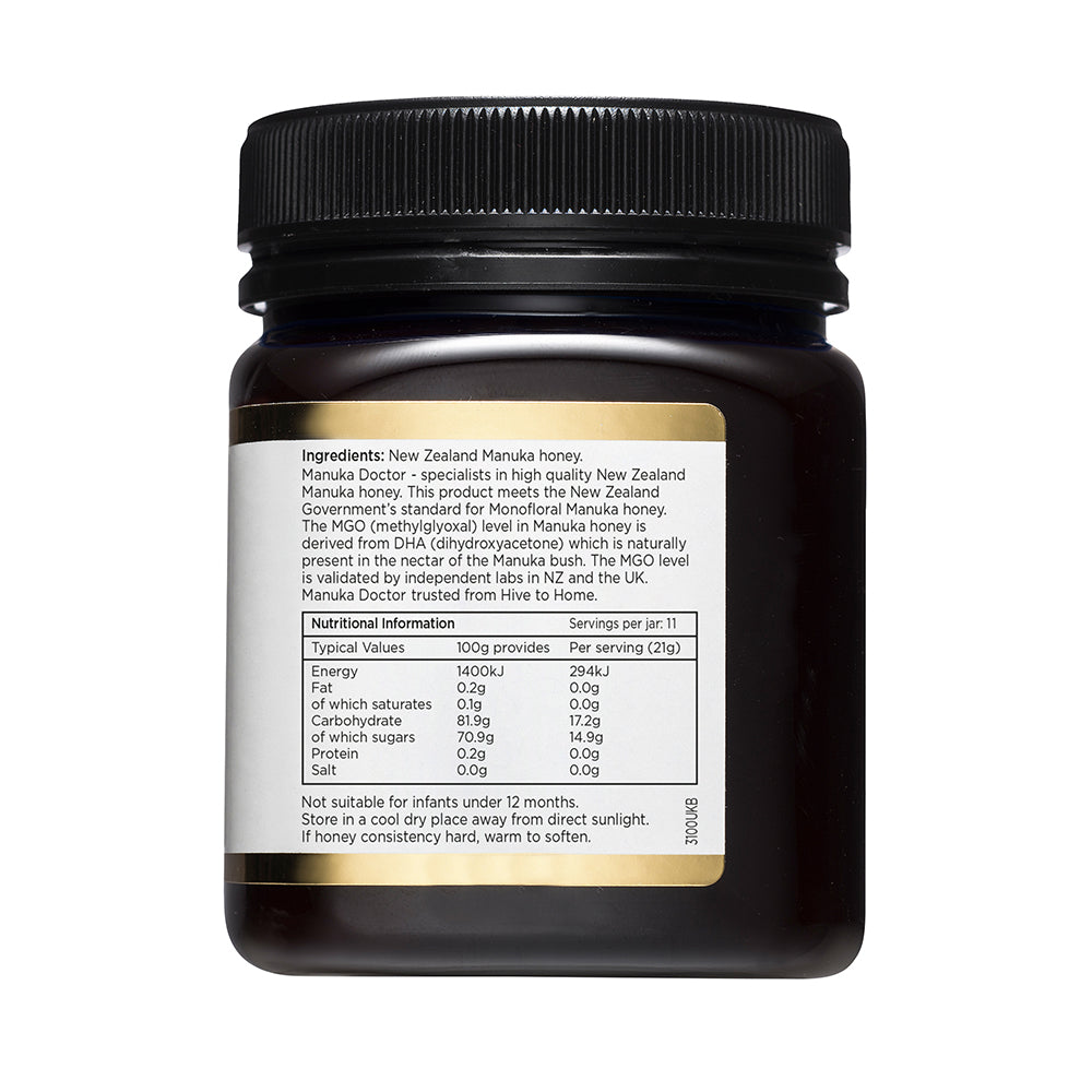 240 MGO Manuka Honey 500g - Monofloral