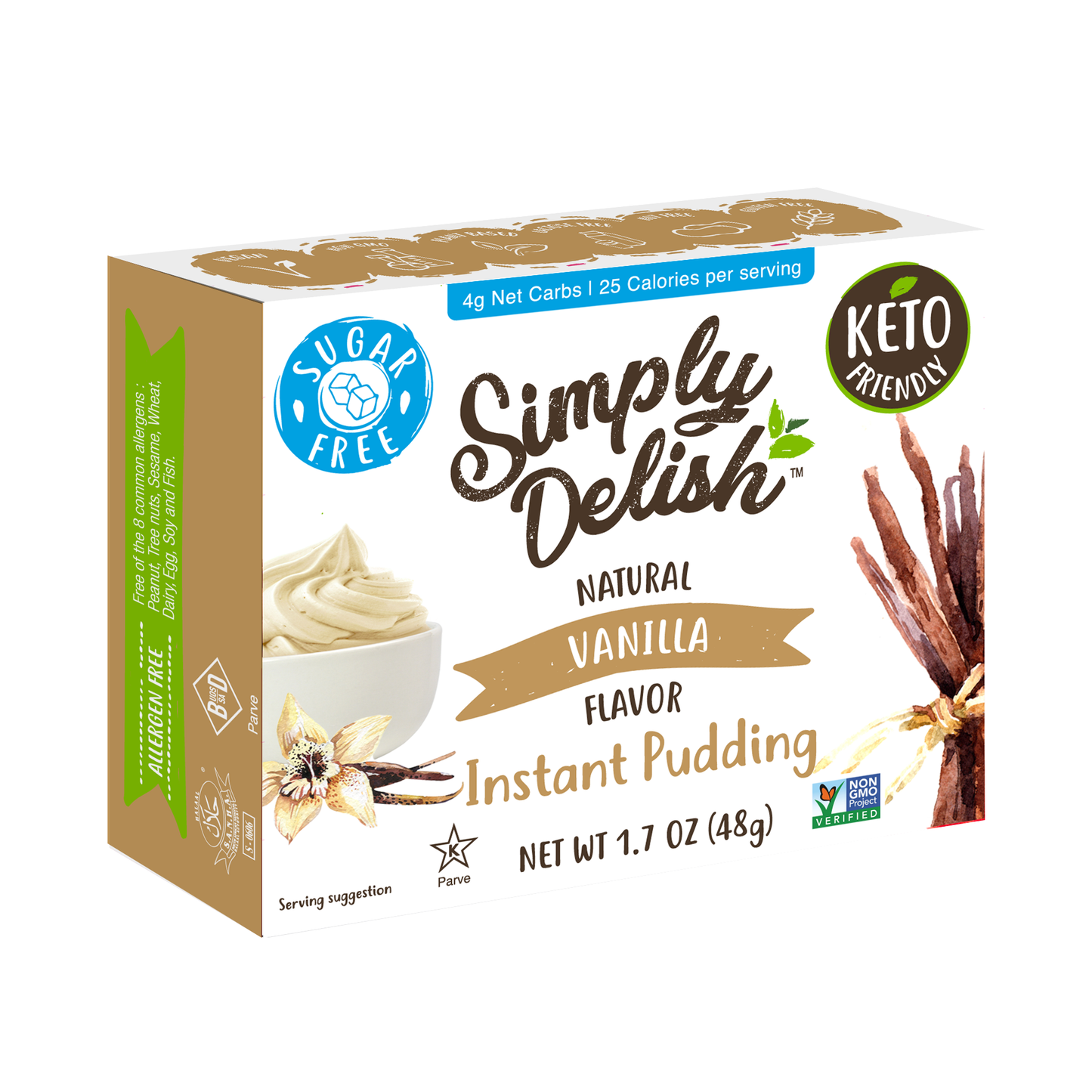Simply Delish Vanilla Pudding 48g