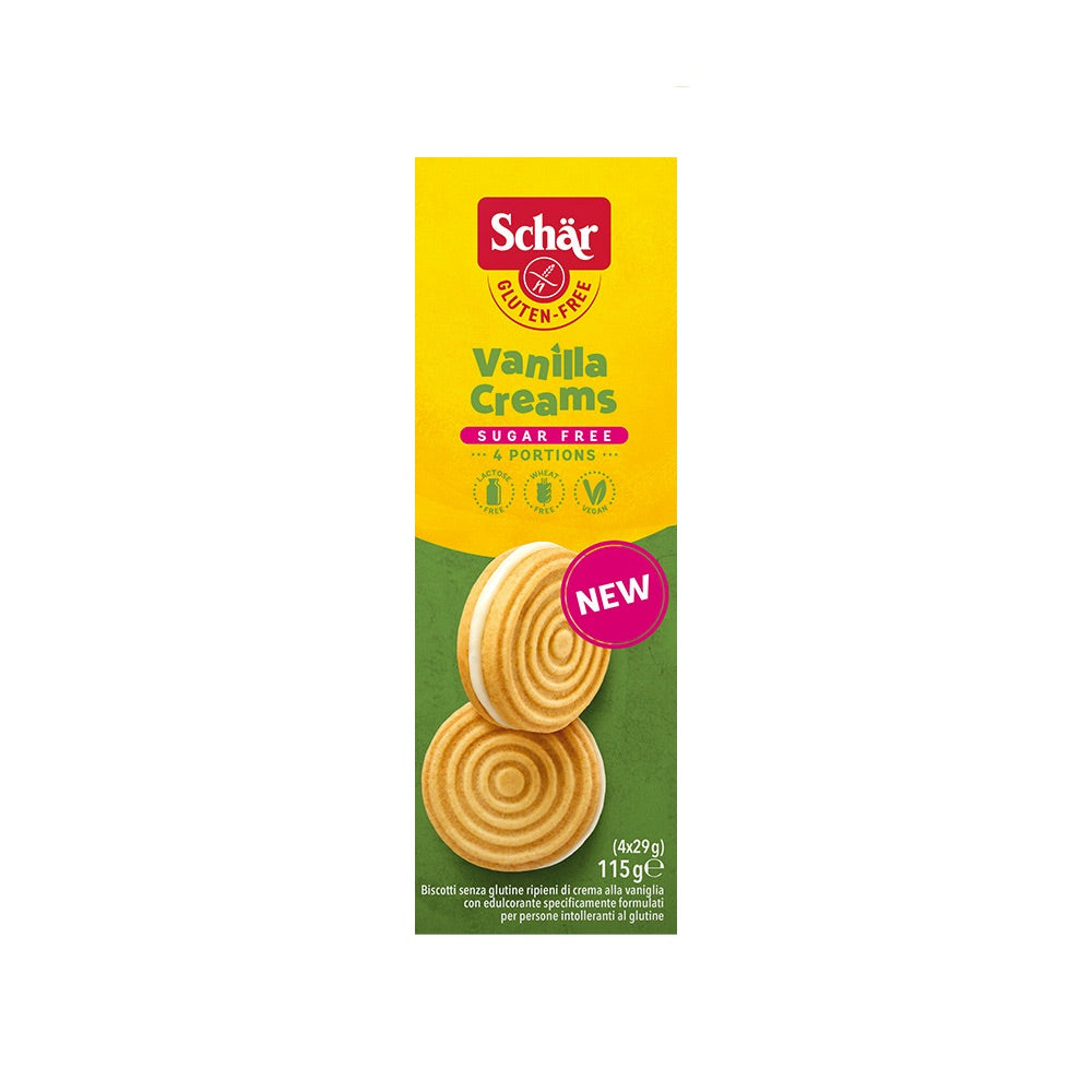 SCHAR Sugar Free Vanilla Creams 6x115g