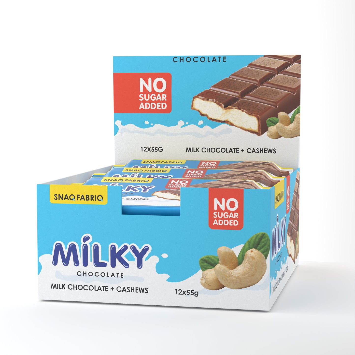 SNAQ FABRIQ Milky Chocolate Bars With Filling 55g 1 psc