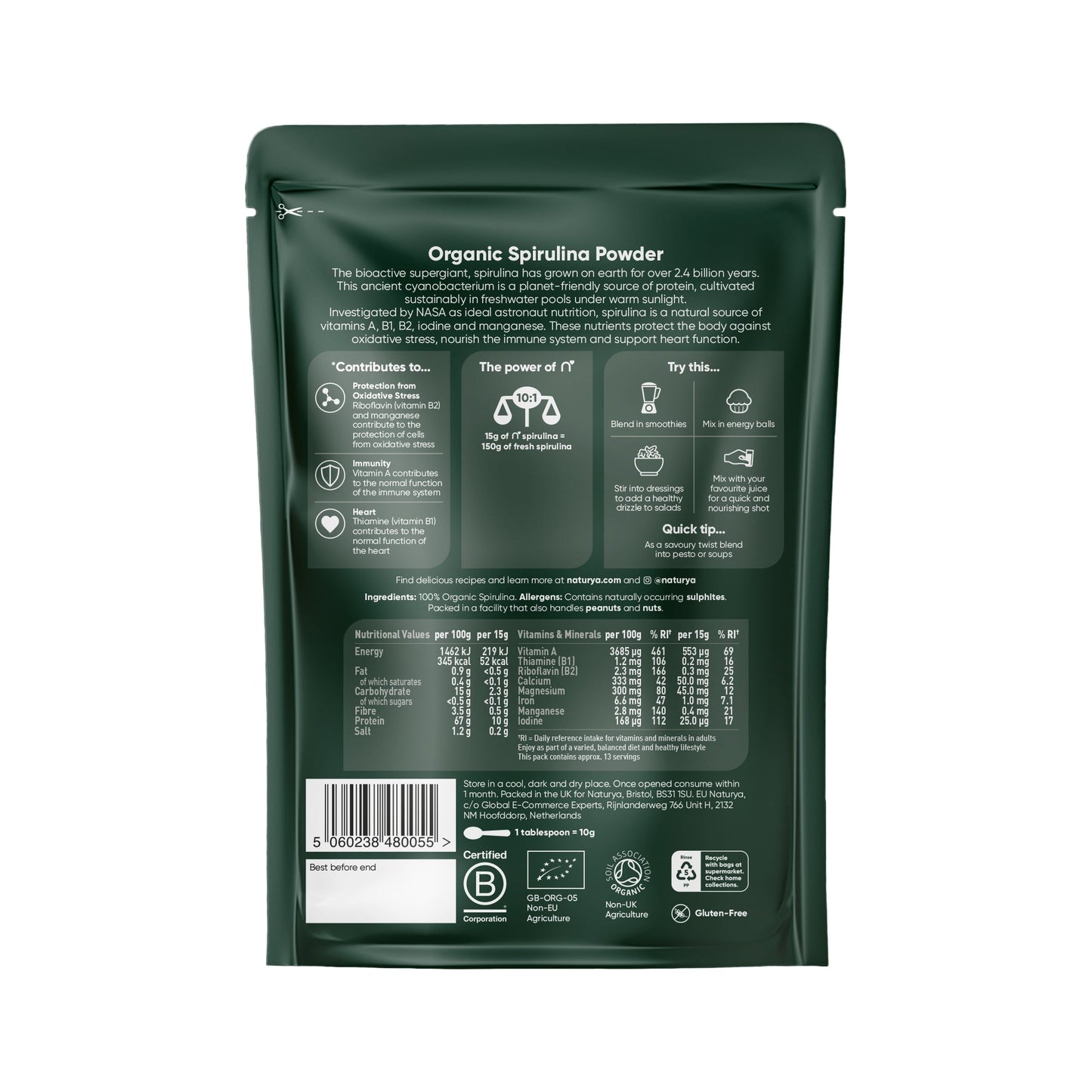 Spirulina powder