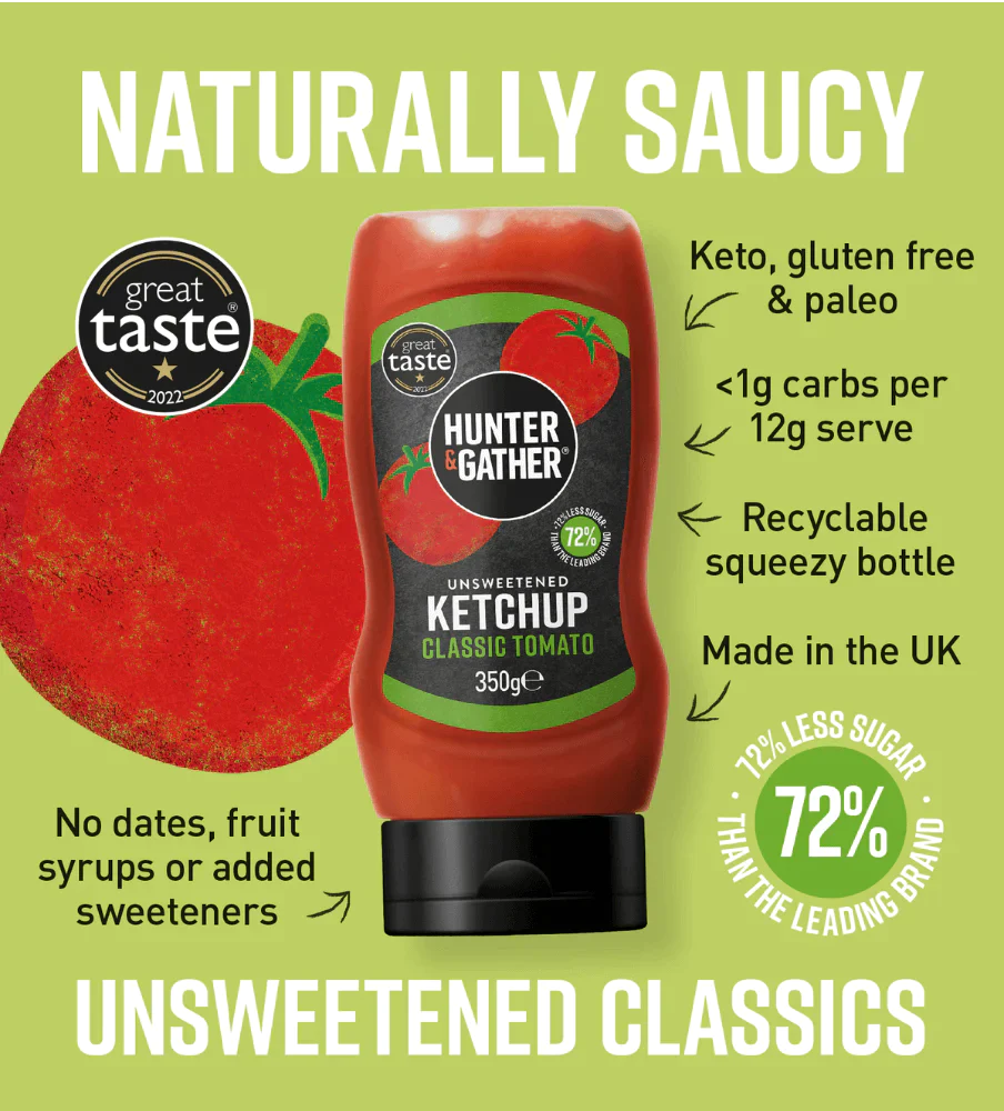 Hunter & Gather classic Tomato Ketchup Squeezy 350g