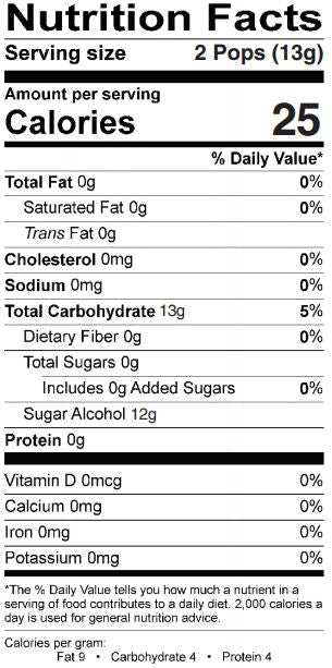 Zolli® KETO Pops Sugar Free Assorted Pouch (2 Sizes)