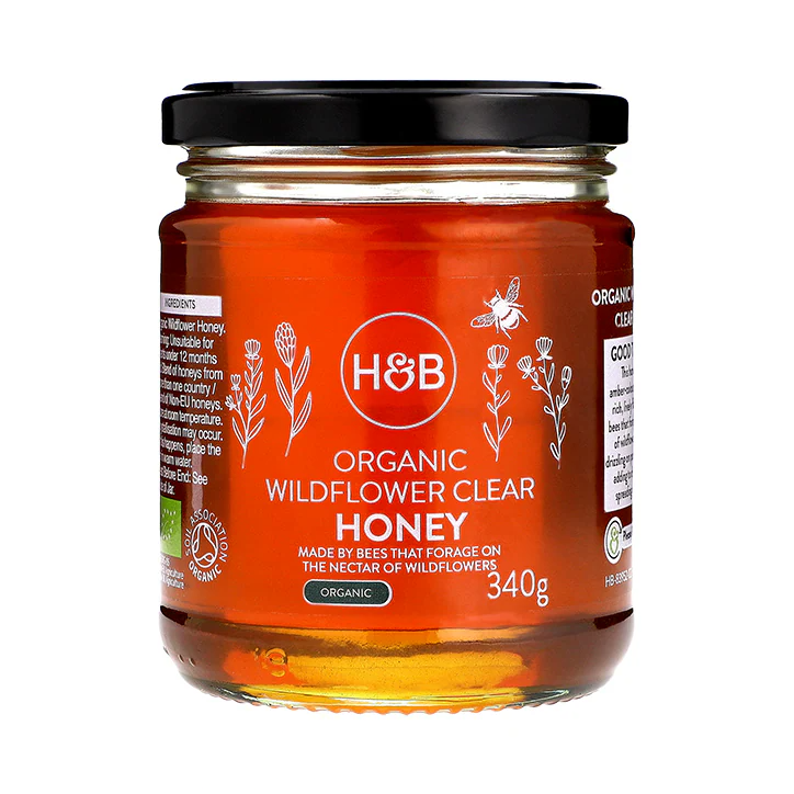 Holland & Barrett Organic Wild Flower Clear Honey 340g