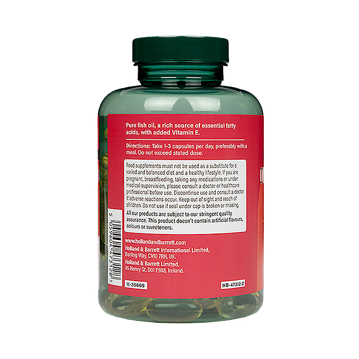 Holland & Barrett Omega 3 Fish Oil 1500mg 120 Capsules
