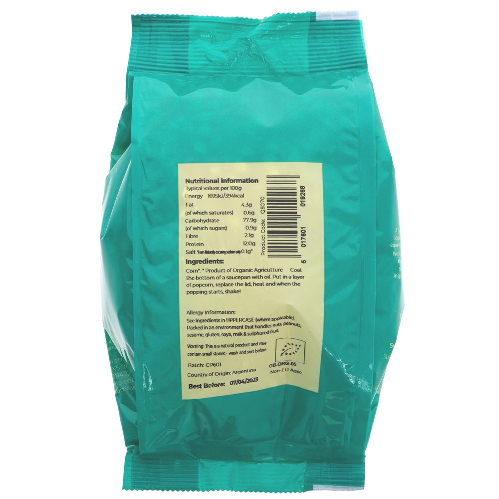 Suma Organic Popcorn 500g