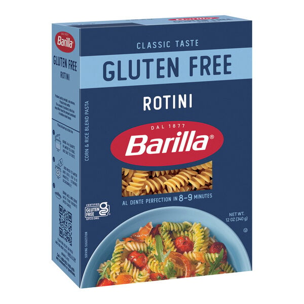 BARILLA Gluten Free Penne Pasta, 12 Ounce - Non-GMO Gluten Free Pasta Made with 2 Ingredients
