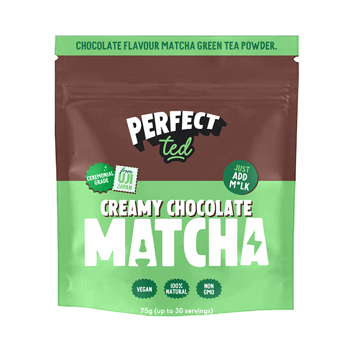 Perfect Ted Matcha | Summer Berry 75g | Ceremonial Grade Matcha Latte Powder | Japanese Matcha Tea Powder | Matcha Fuel (30 Servings)