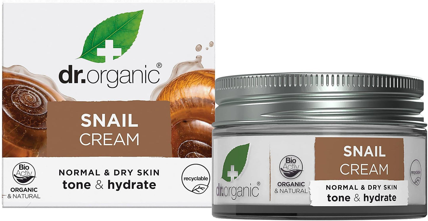 Dr. Organic Snail Cream (Normal & Dry Skin) - 50ml